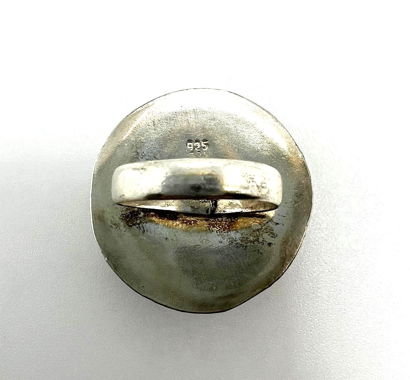 Vintage-Giftring aus 925er Silber