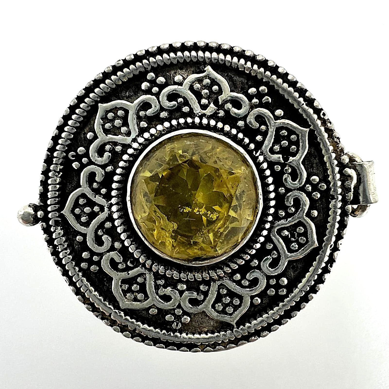 Vintage-Giftring aus 925er Silber