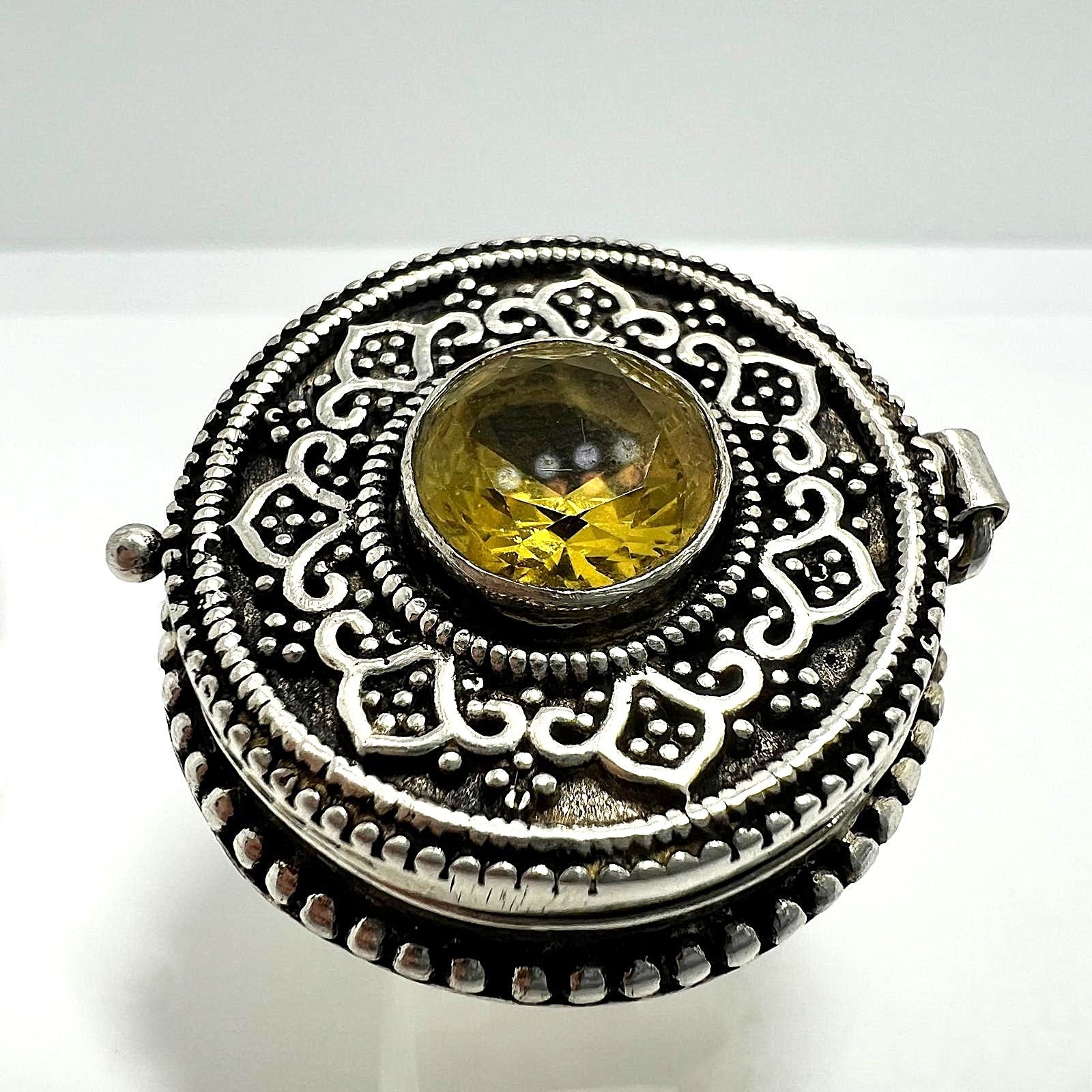 Vintage-Giftring aus 925er Silber