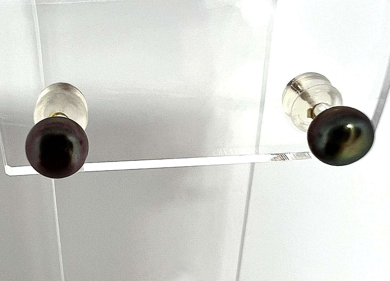 Tahiti Perlen Ohrstecker 375er Gold