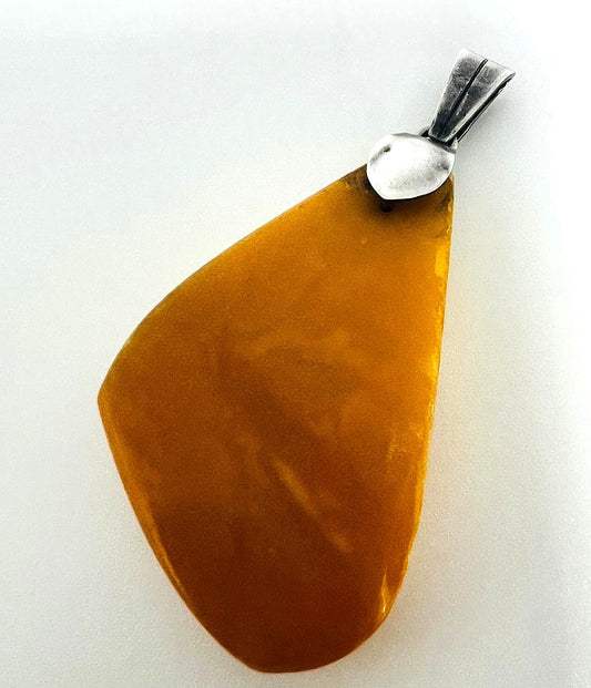 Fischland Butterscotch Bernstein Anhänger XL