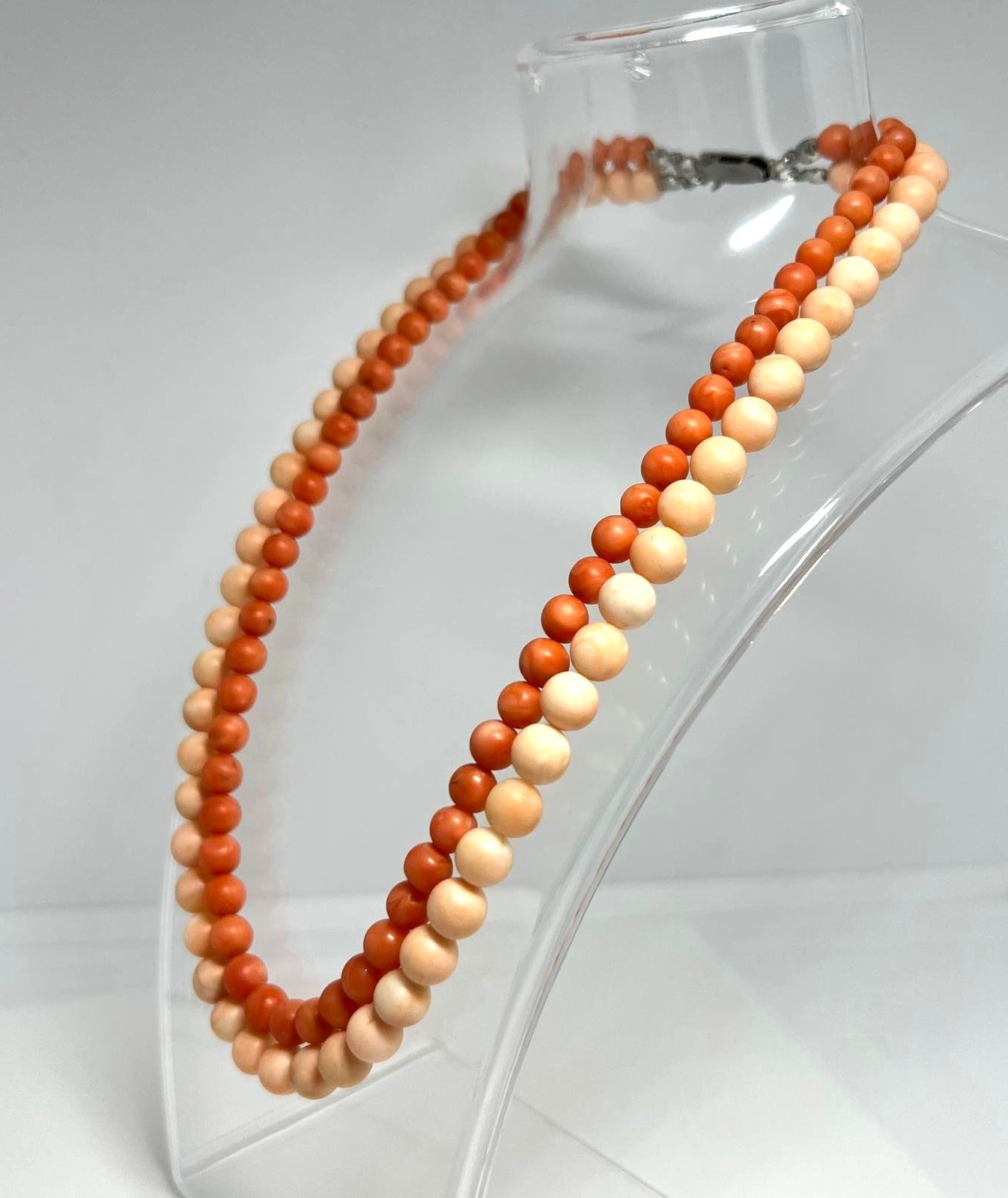  Coral Necklace 2-reihig 