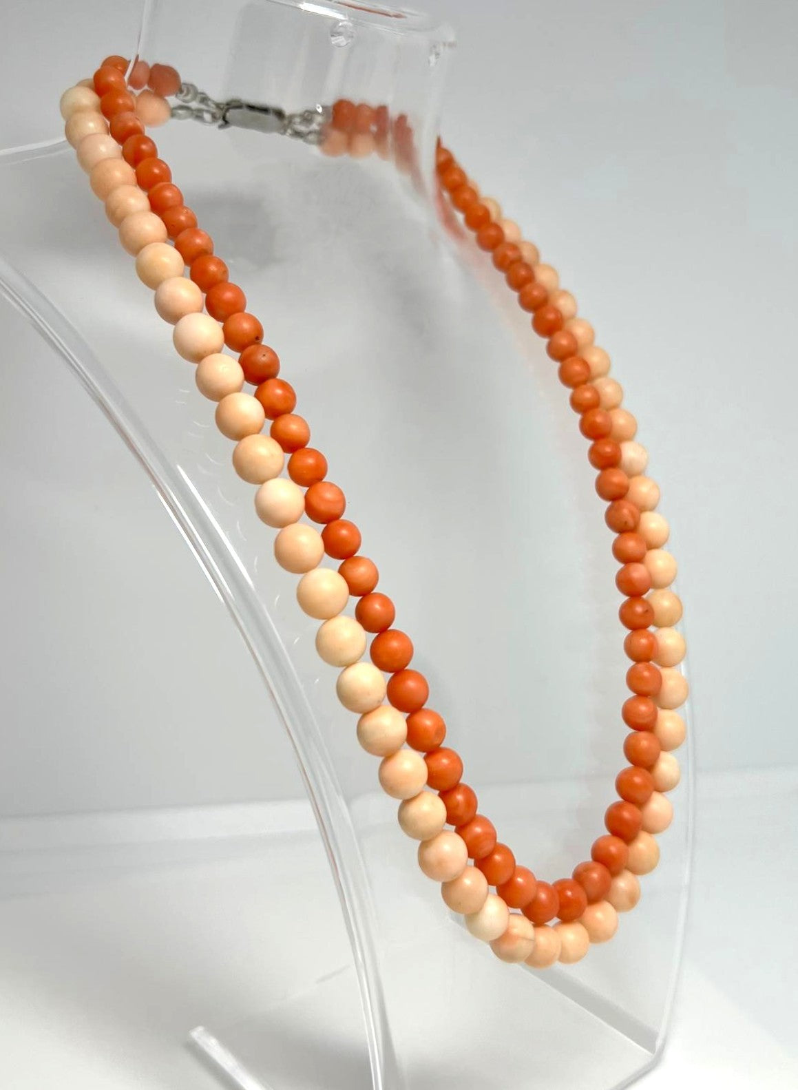 Coral Necklace 2-reihig 
