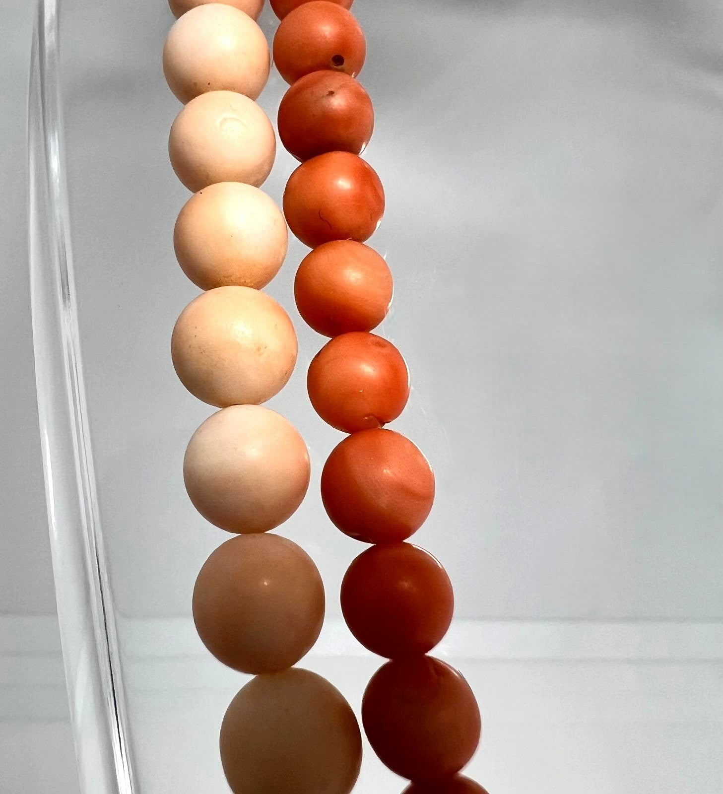  Coral Necklace 2-reihig 