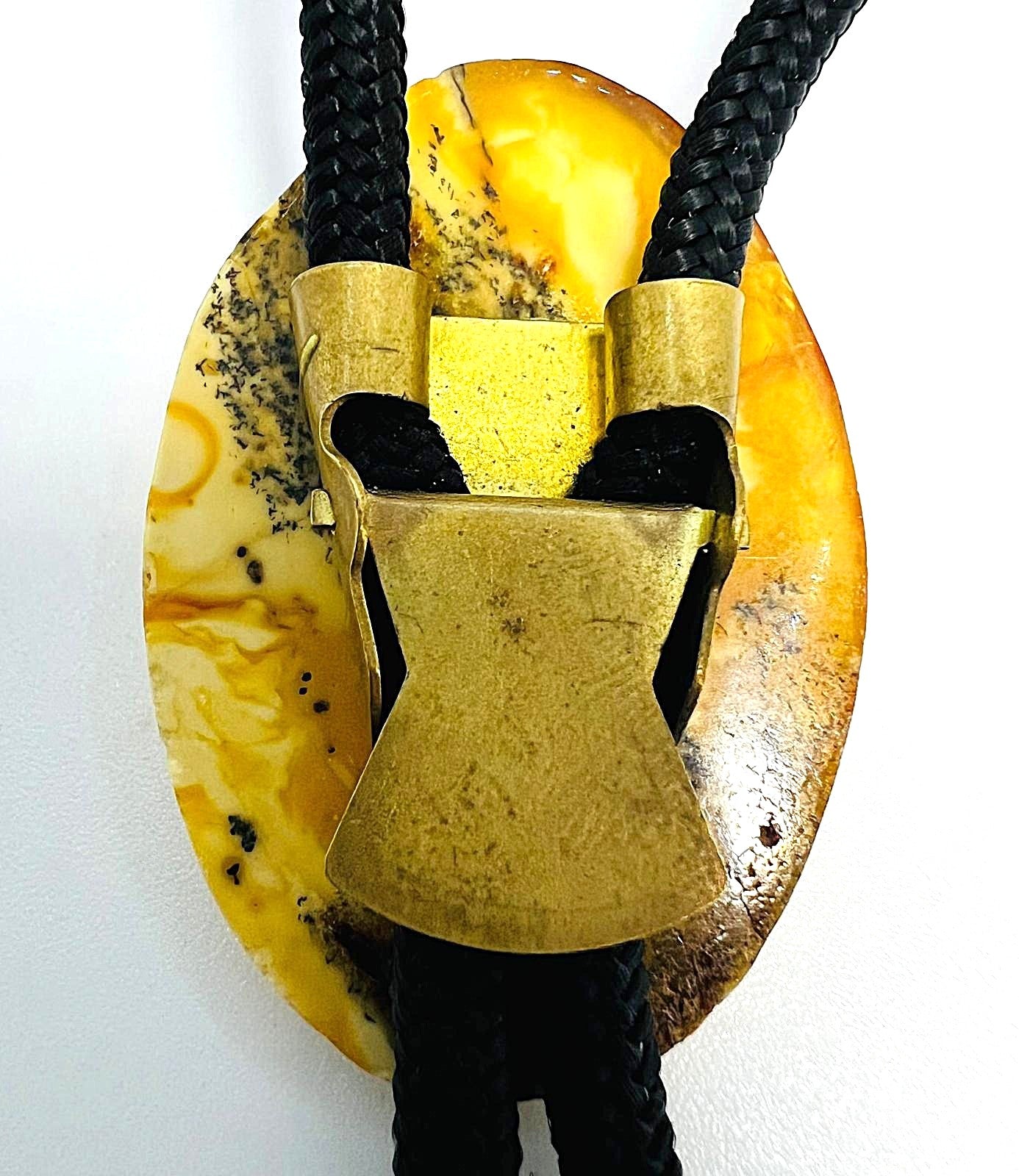 Bolo Tie Naturbernstein Western Cowboy Kette