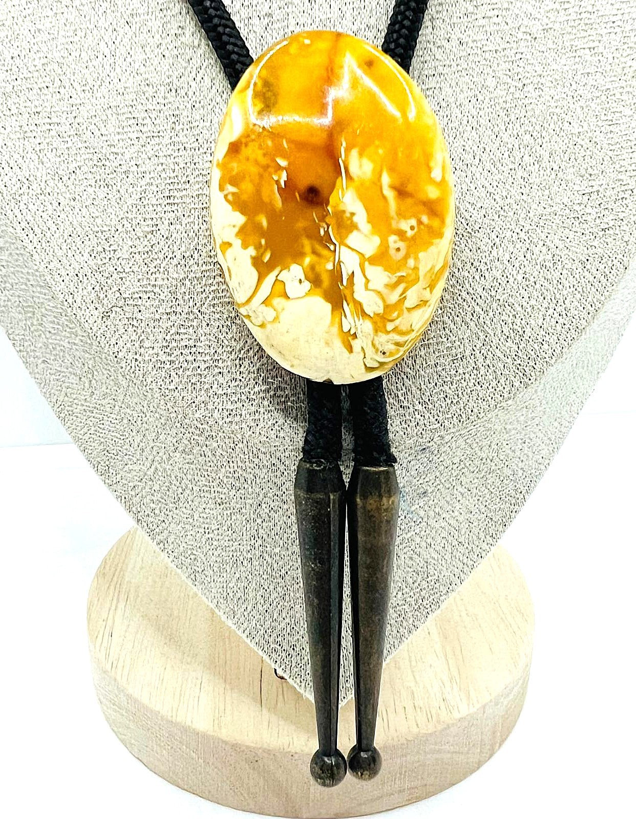 Bolo Tie Naturbernstein Western Cowboy Kette
