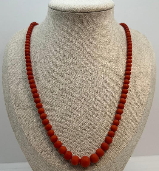 Echte Vintage Korallenkette 