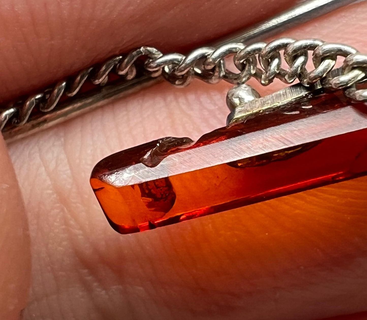 925er Silber Krawattennadel 