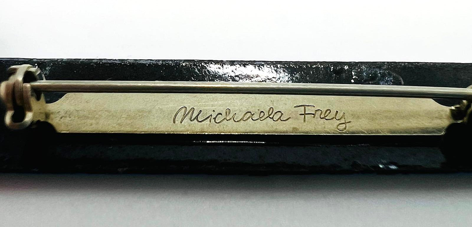 Michaela Frey Vintage Emaille Brosche 