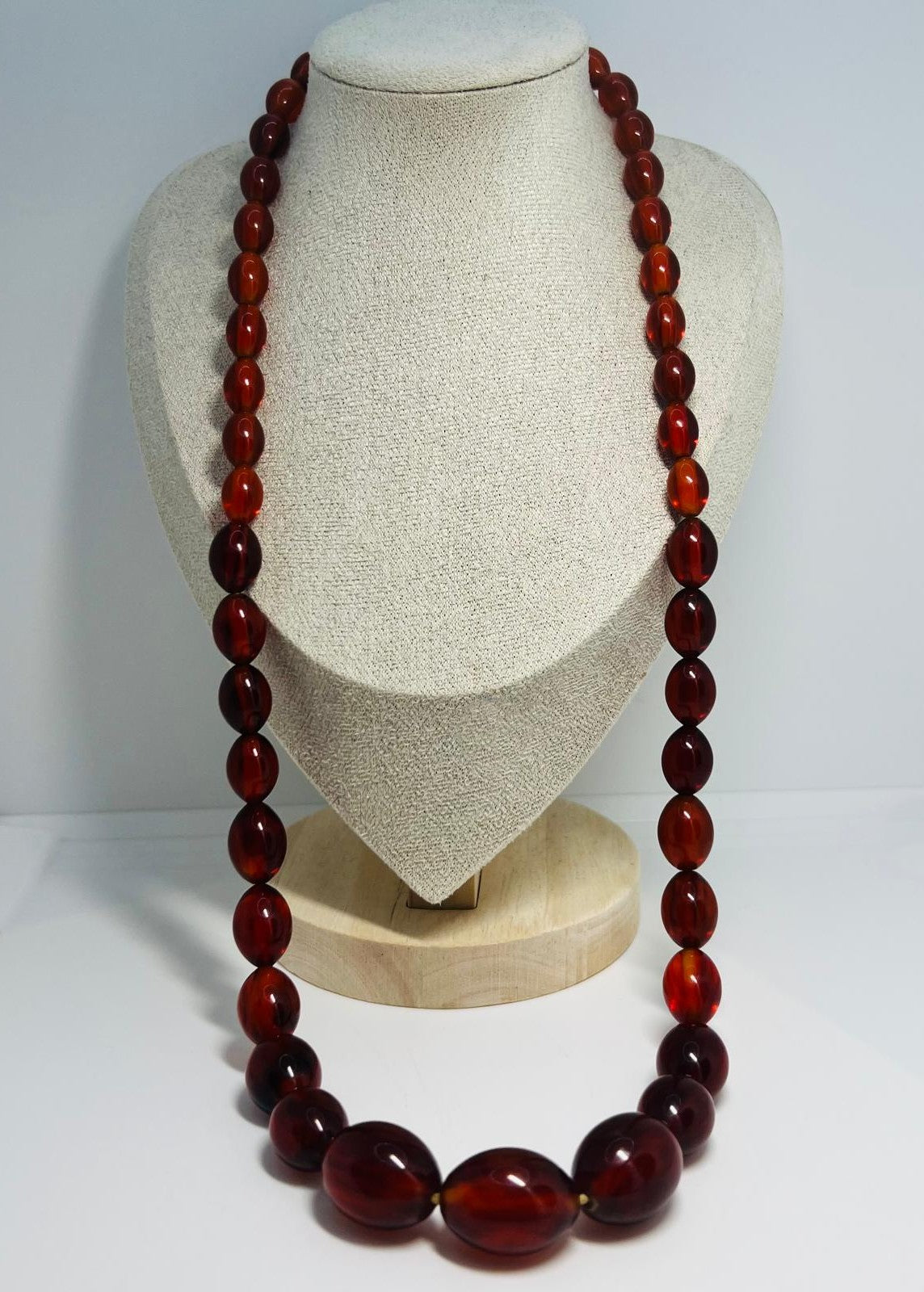 Antique Cognac Amber Necklace