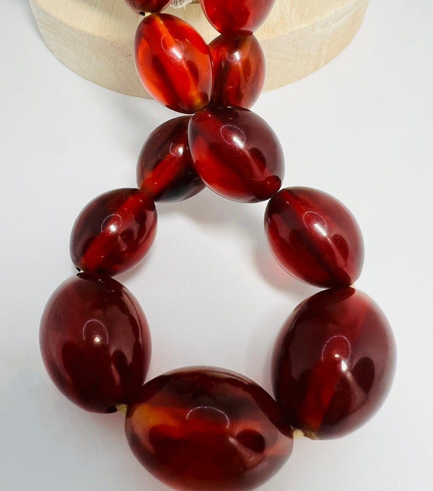 Antique Cognac Amber Necklace
