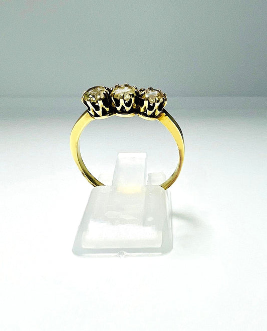 Antiker Art Déco Goldring 