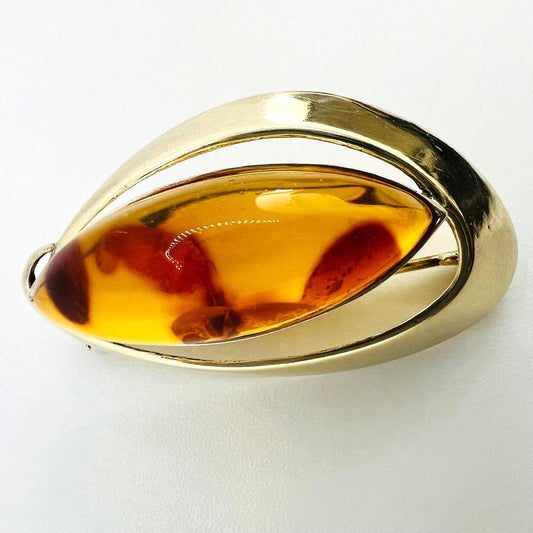 Elegante 935er Silber-Brosche Anhänger