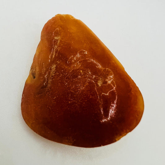 Antike Butterscotch-Bernstein-Brosche 