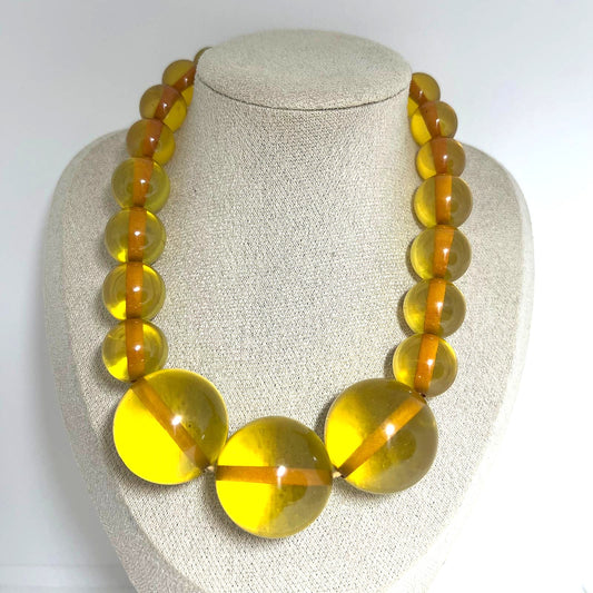 Seltene Vintage Bernstein-Kette