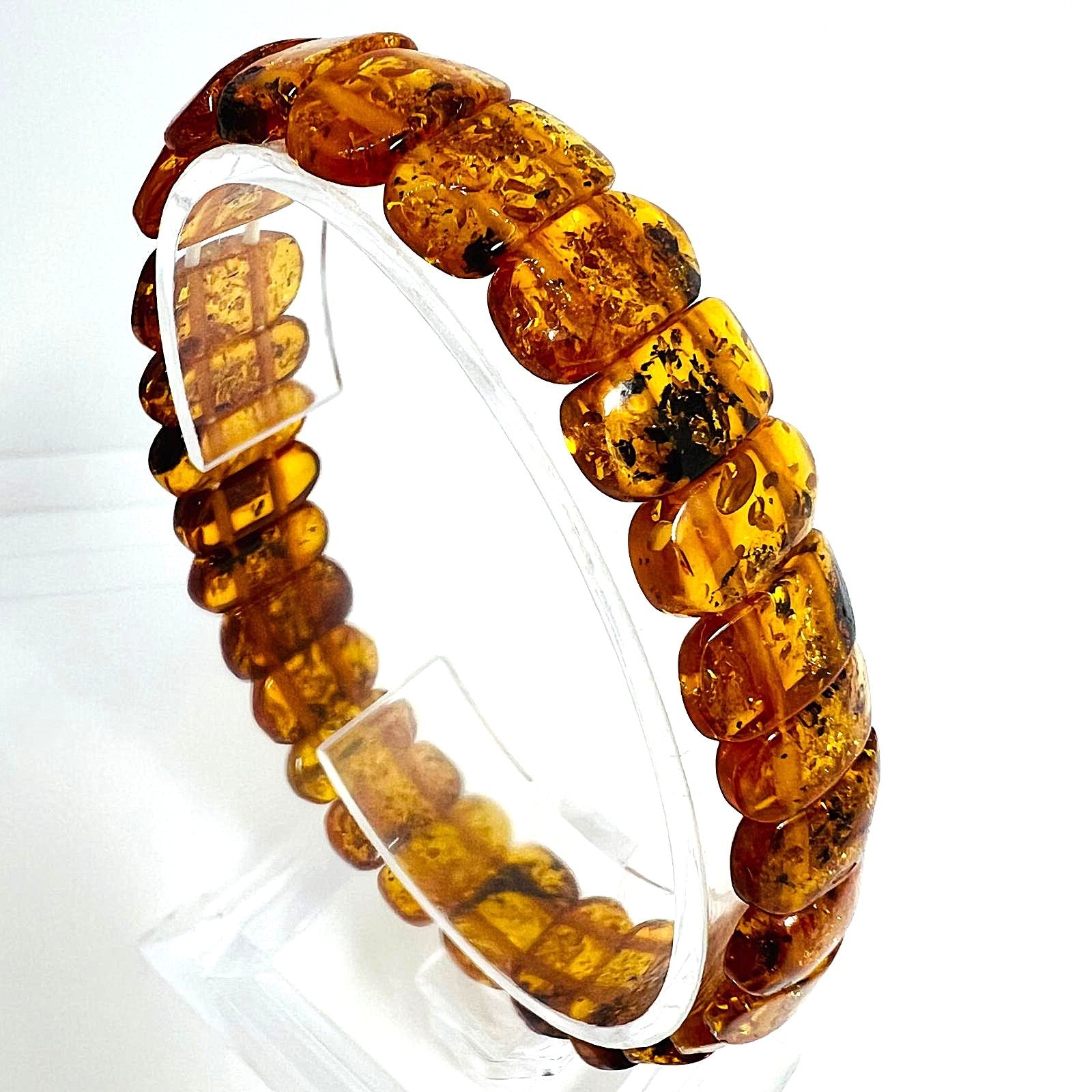 Minimalistisches Bernsteinarmband