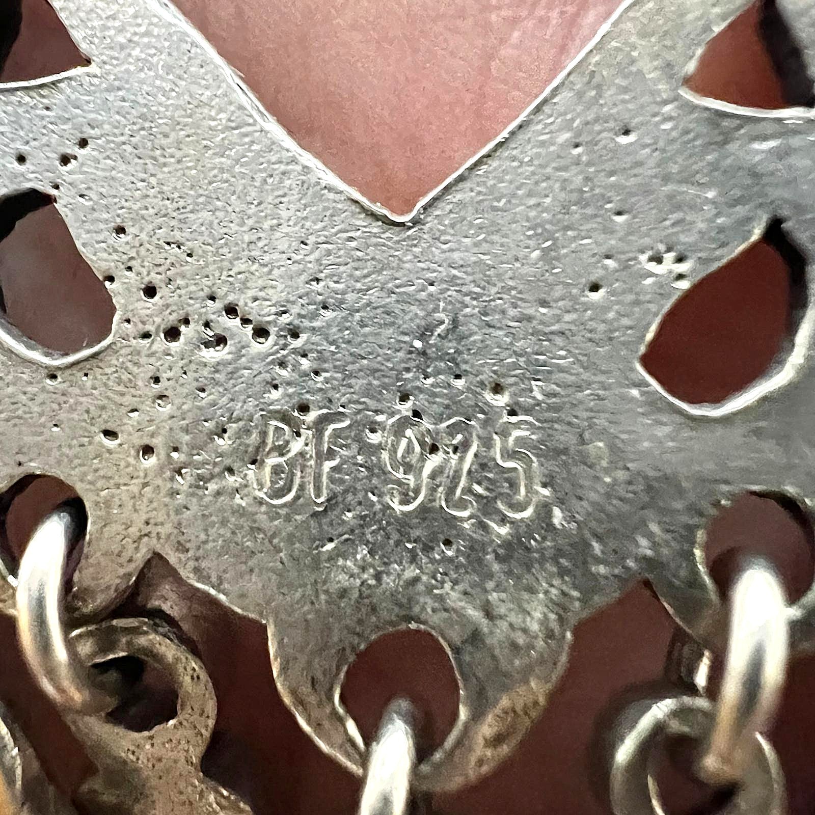  925er Silber Brosche Anhänger