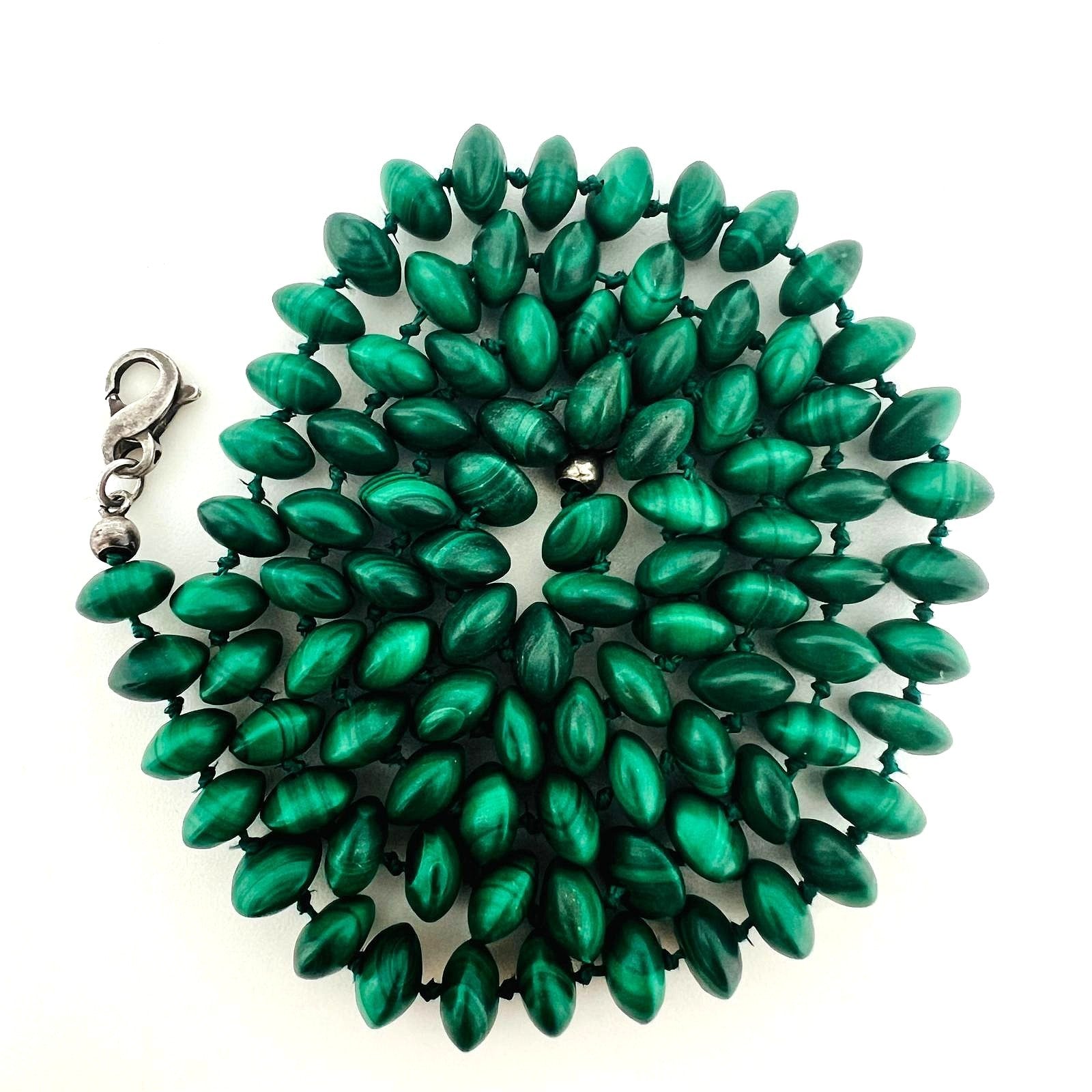 Vintage Malachit Kette 