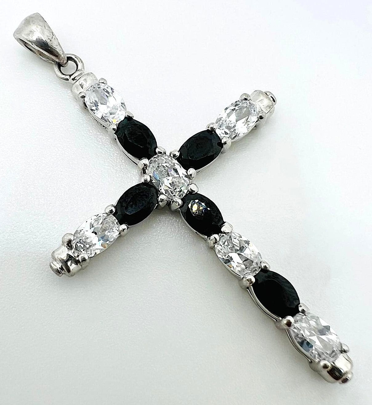 Großes XL Kreuz Anhänger 925 Silber 