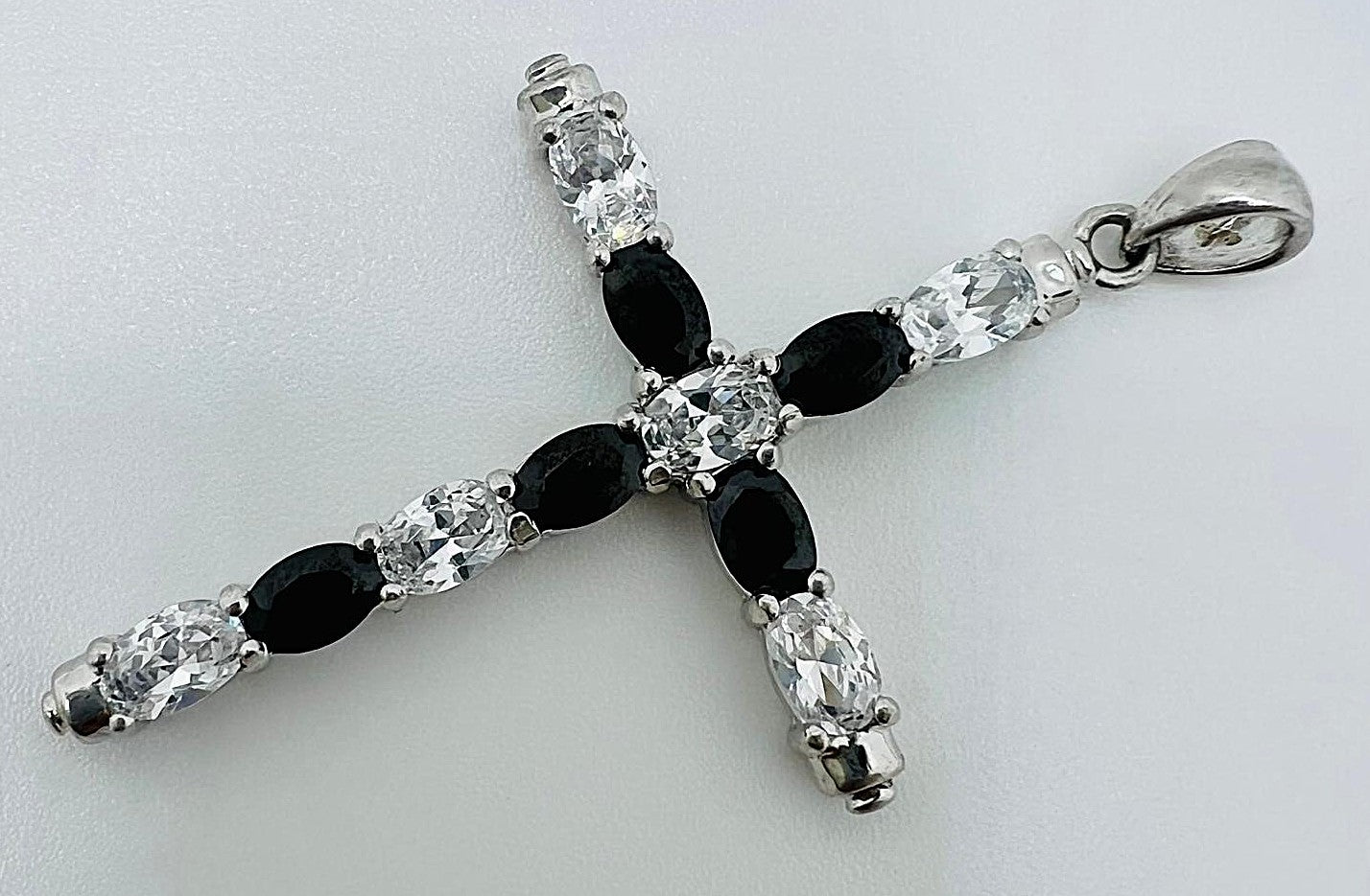 Großes XL Kreuz Anhänger 925 Silber 