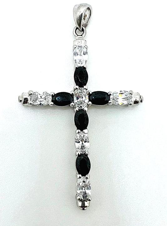Großes XL Kreuz Anhänger 925 Silber 