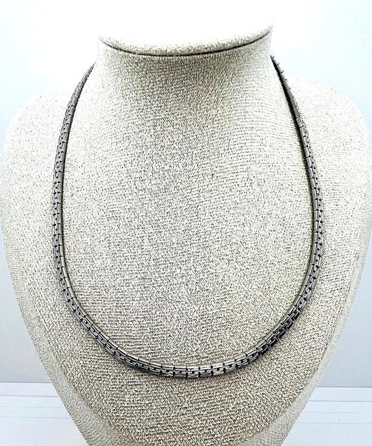 Antike 835 Silber Collier