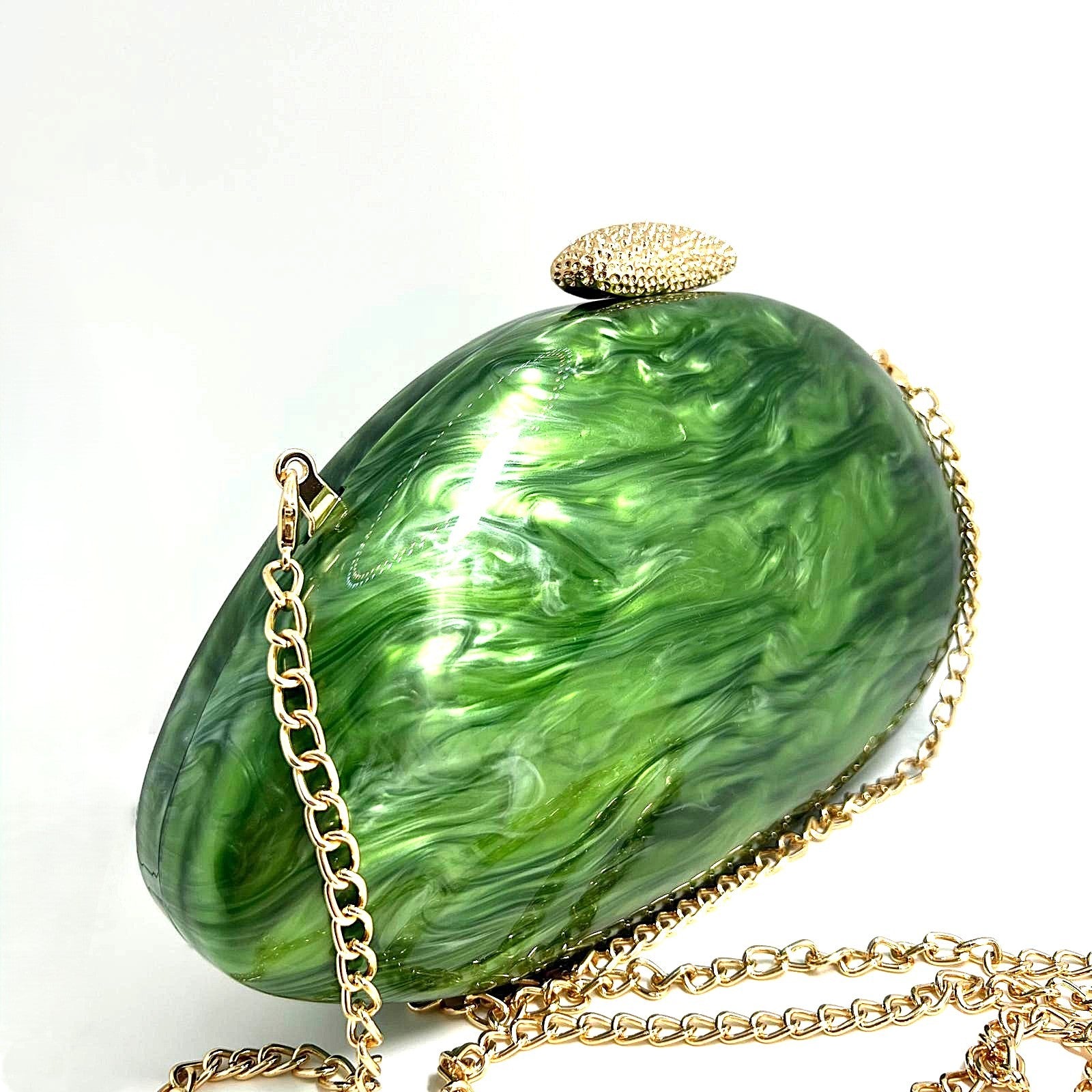 Luxury Green Clutch Bag 