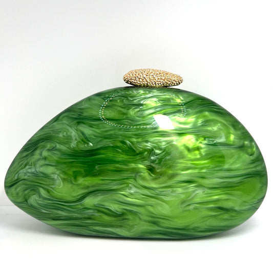 Luxury Green Clutch Bag 