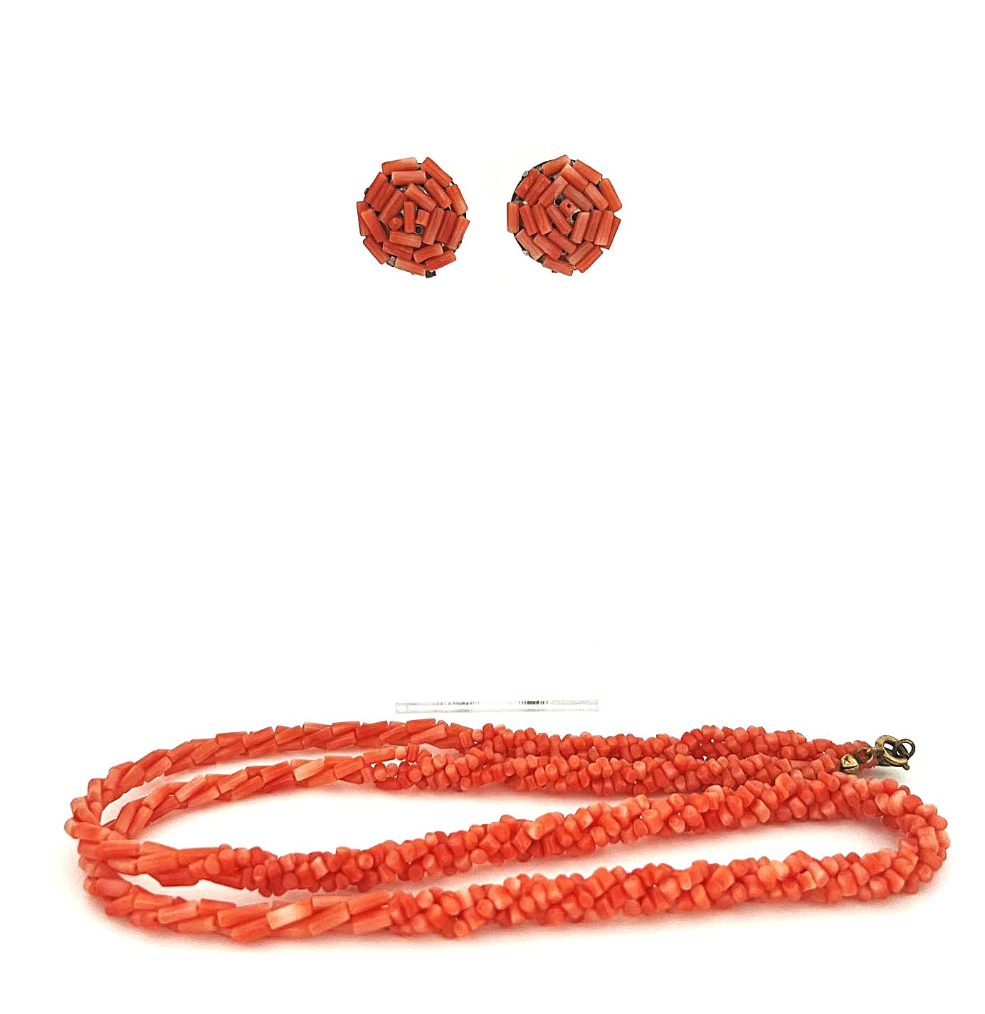 Korallen Schmuck Set