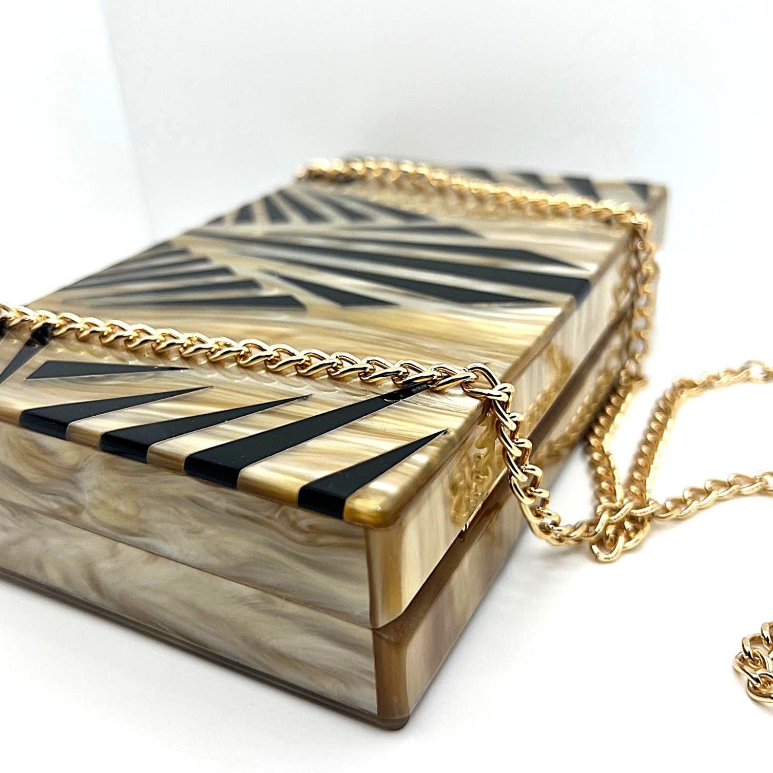 Luxuriöse Box Clutch Acryl 