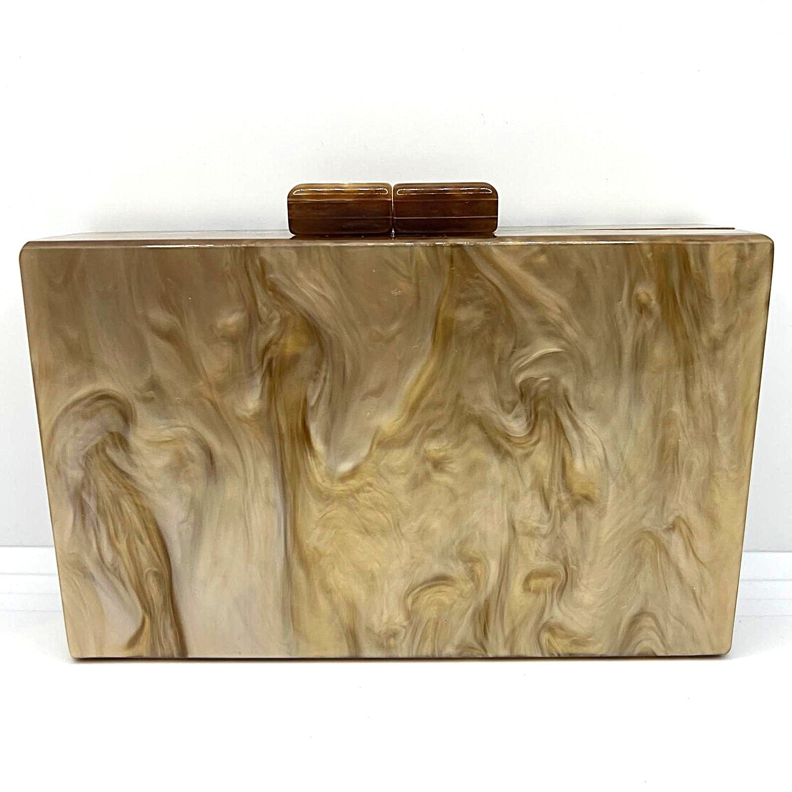 Luxuriöse Box Clutch Acryl 