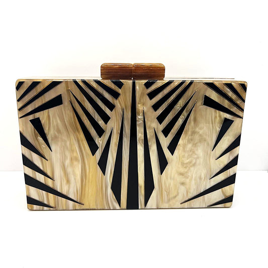 Luxuriöse Box Clutch Acryl 