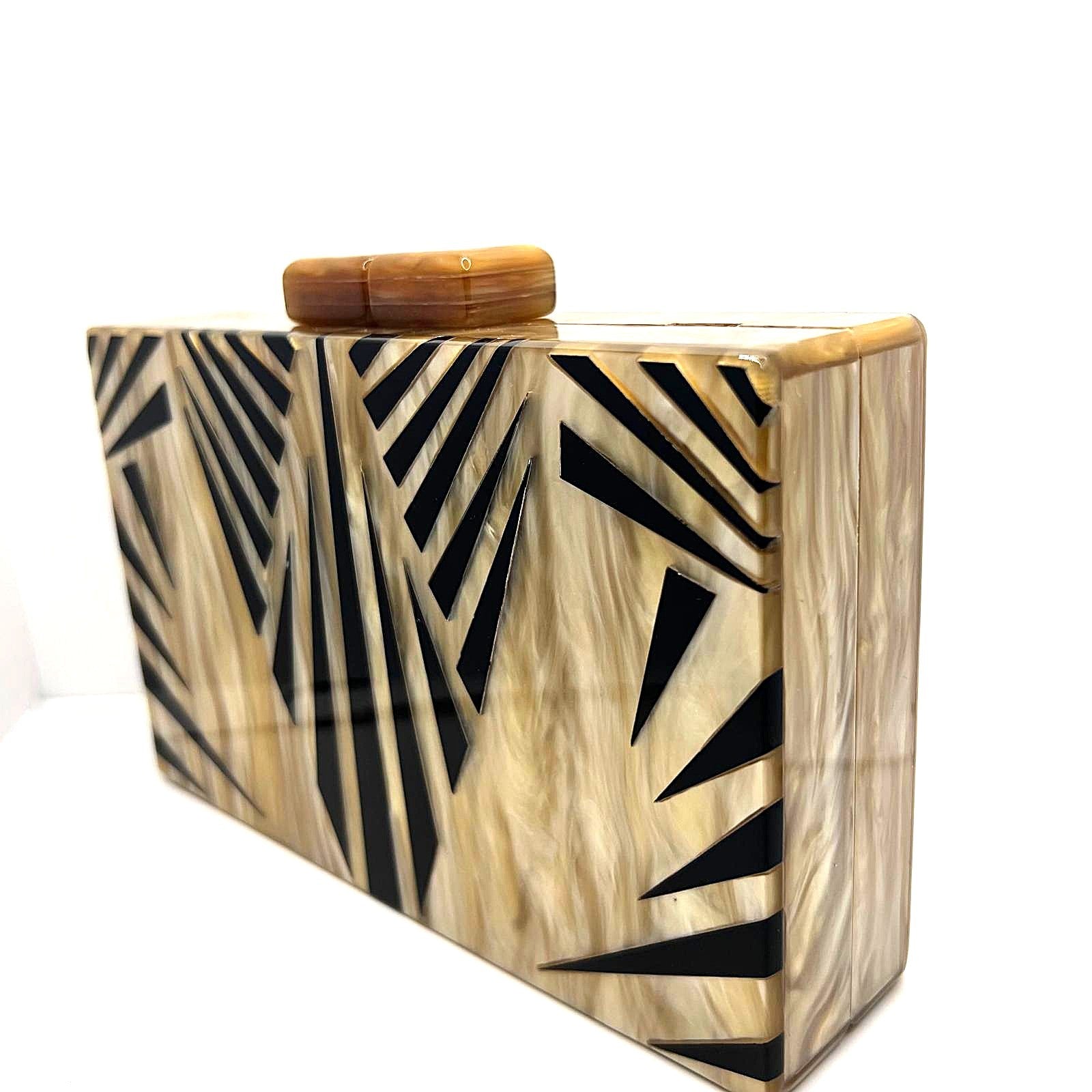 Luxuriöse Box Clutch Acryl 