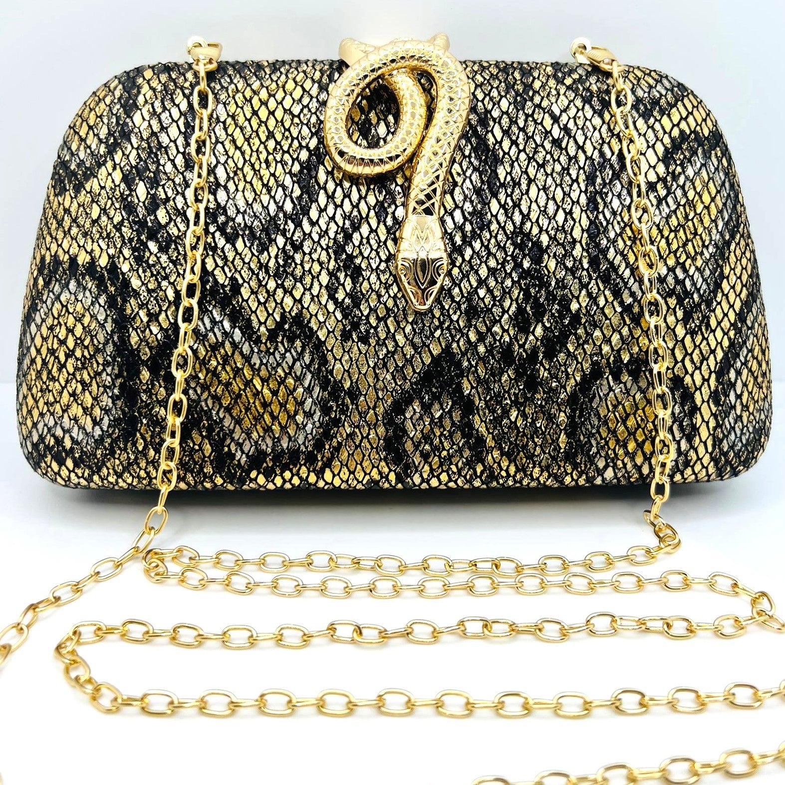 Luxuriöse Schlangen Clutch 