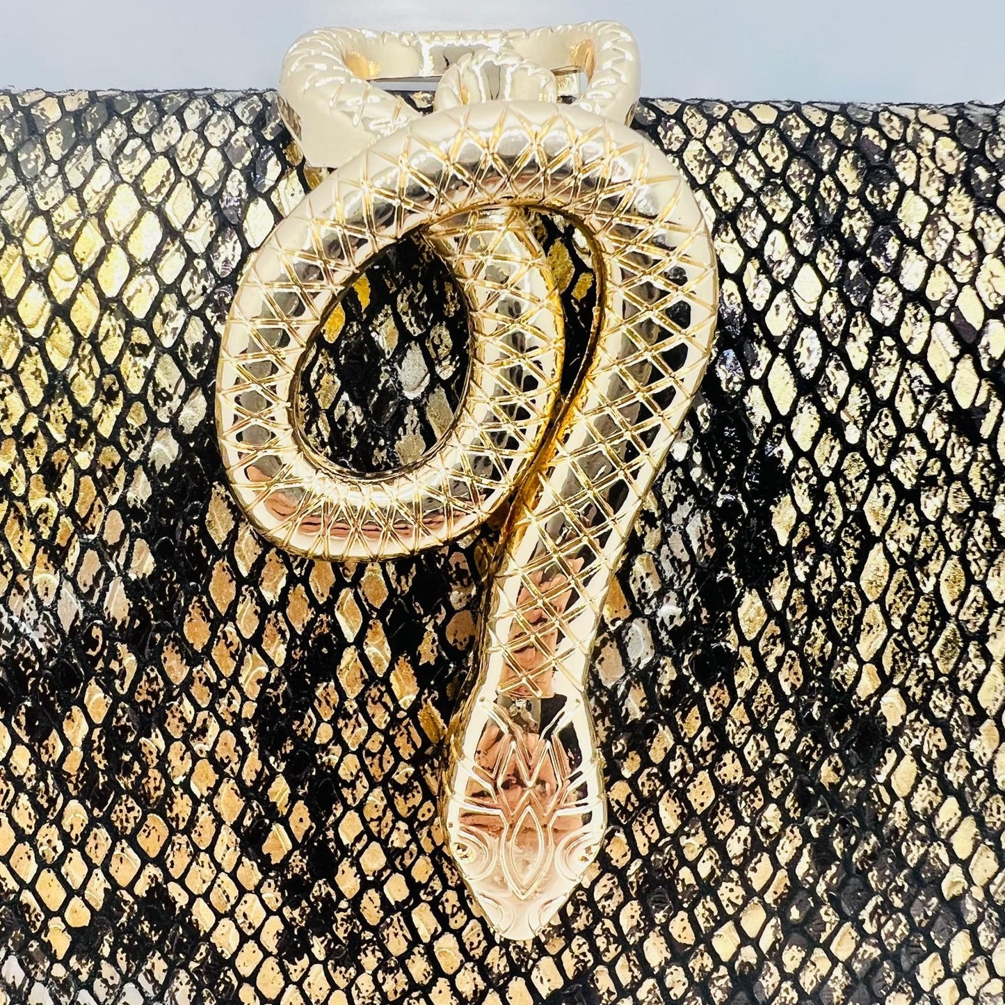 Luxuriöse Schlangen Clutch 