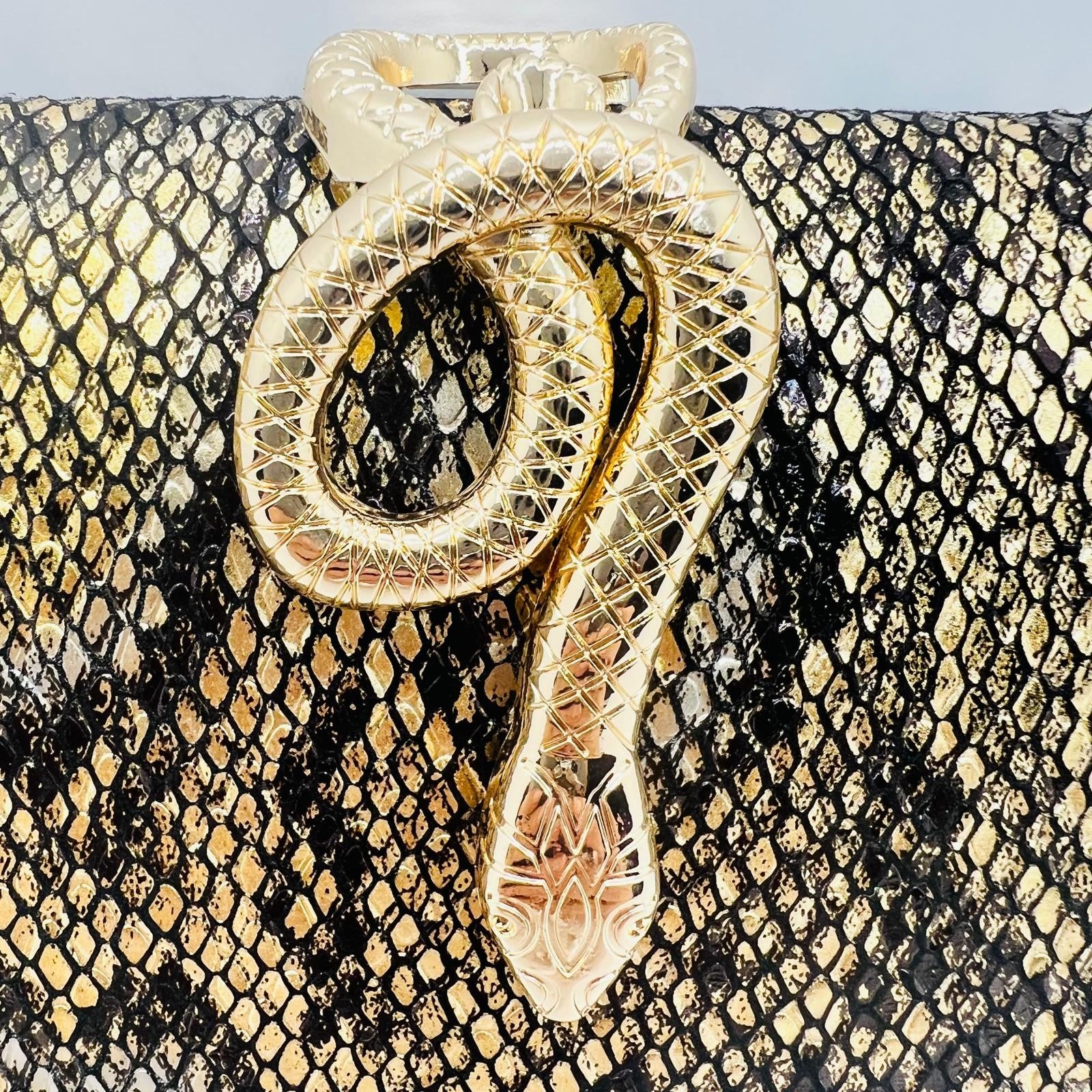 Luxuriöse Schlangen Clutch 
