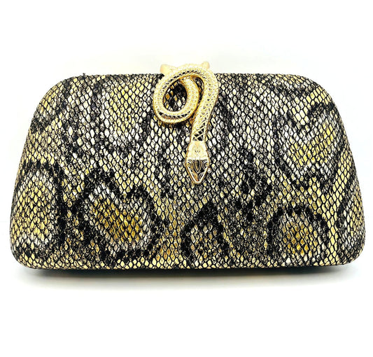 Luxuriöse Schlangen Clutch 