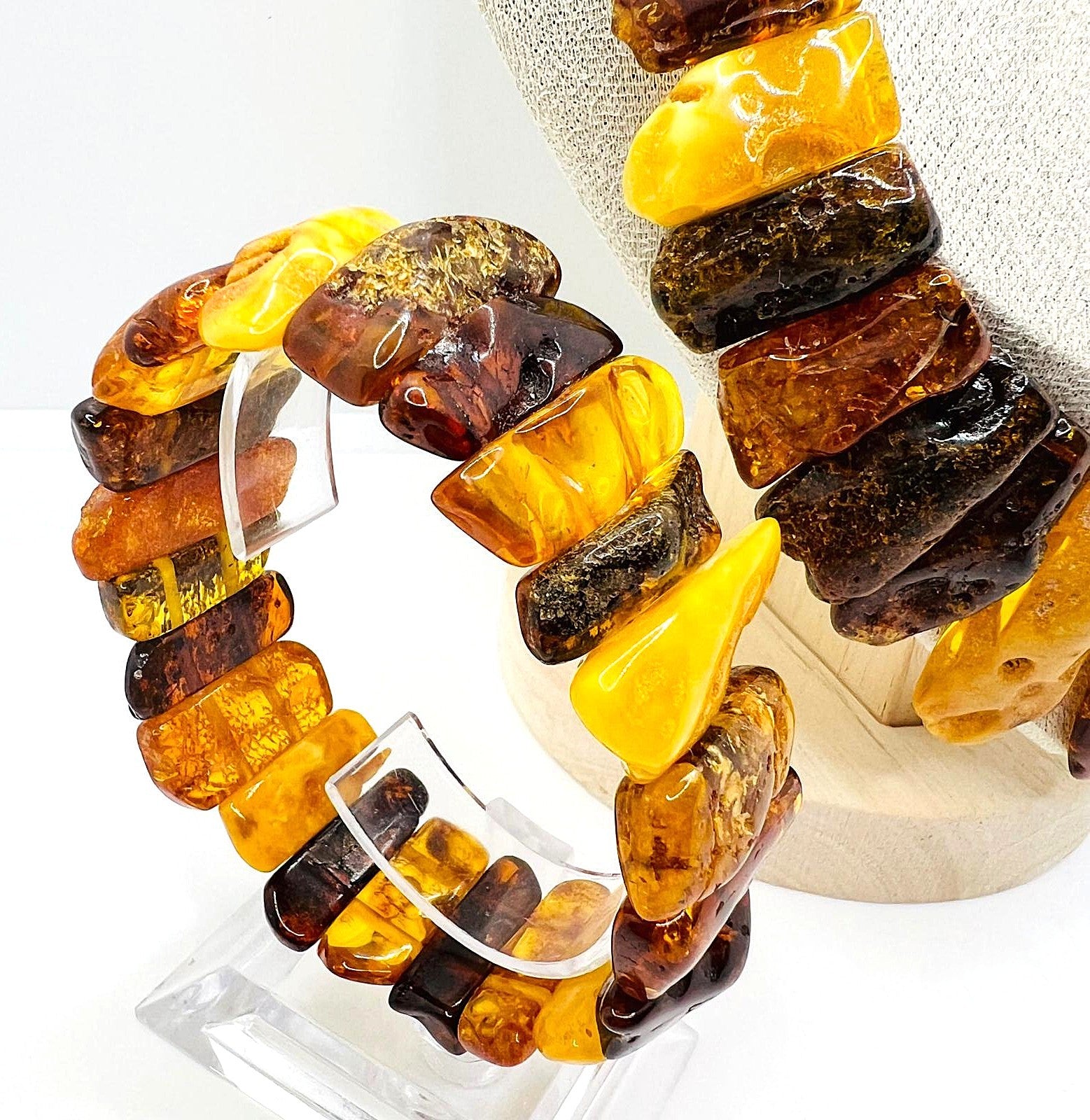 Natur Bernstein Collier + Armband