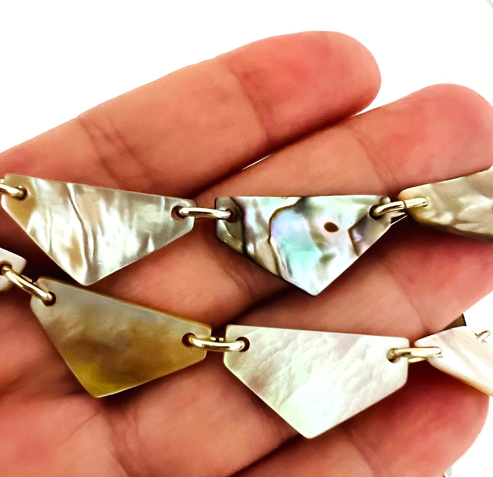 Vintage Perlmutt Kette 