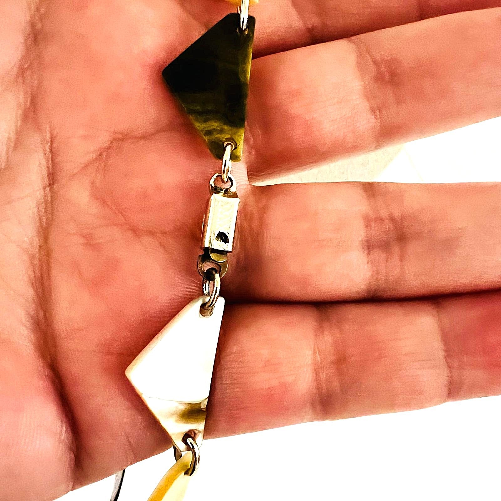 Vintage Perlmutt Kette 