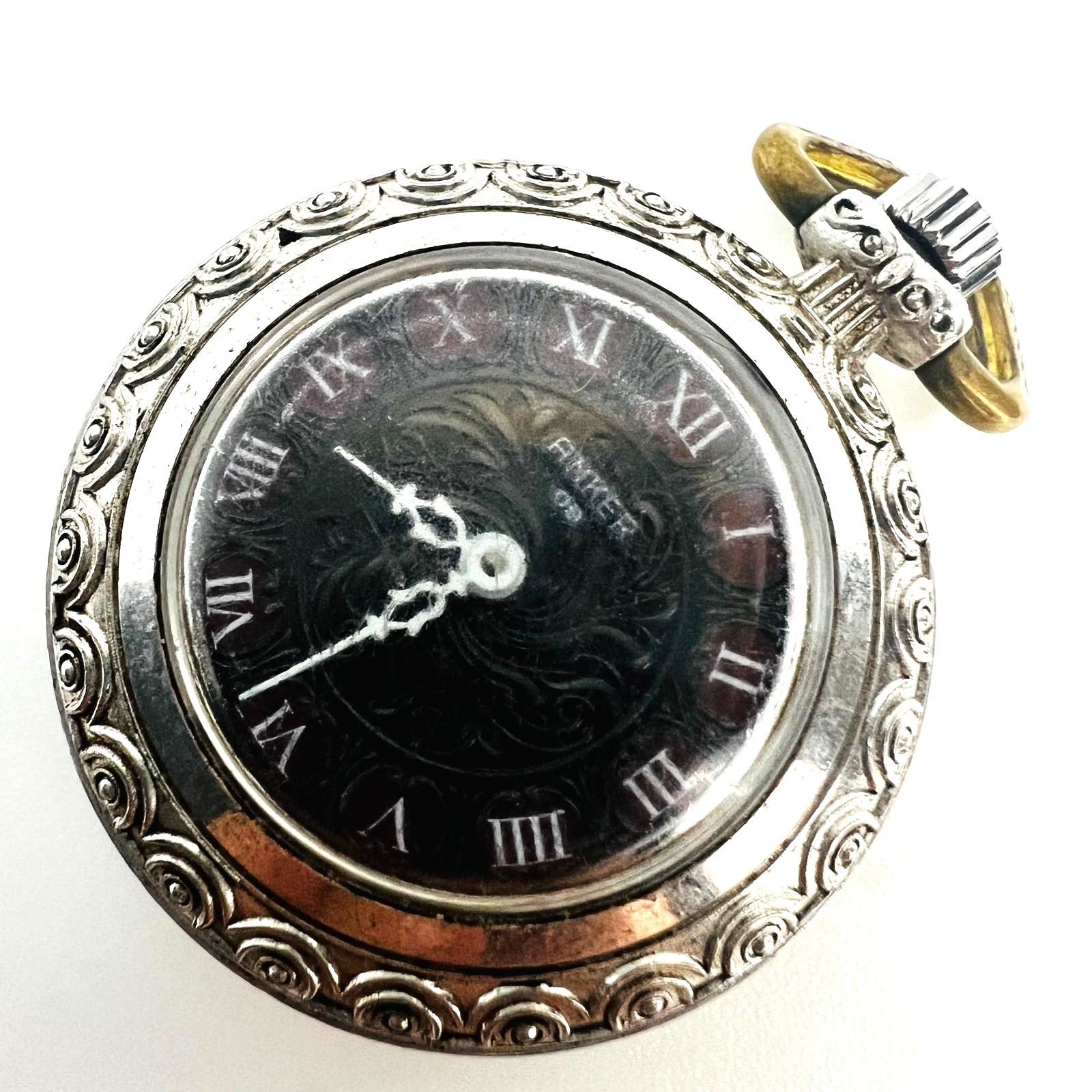 Vintage Anker Anhänger Taschenuhr 