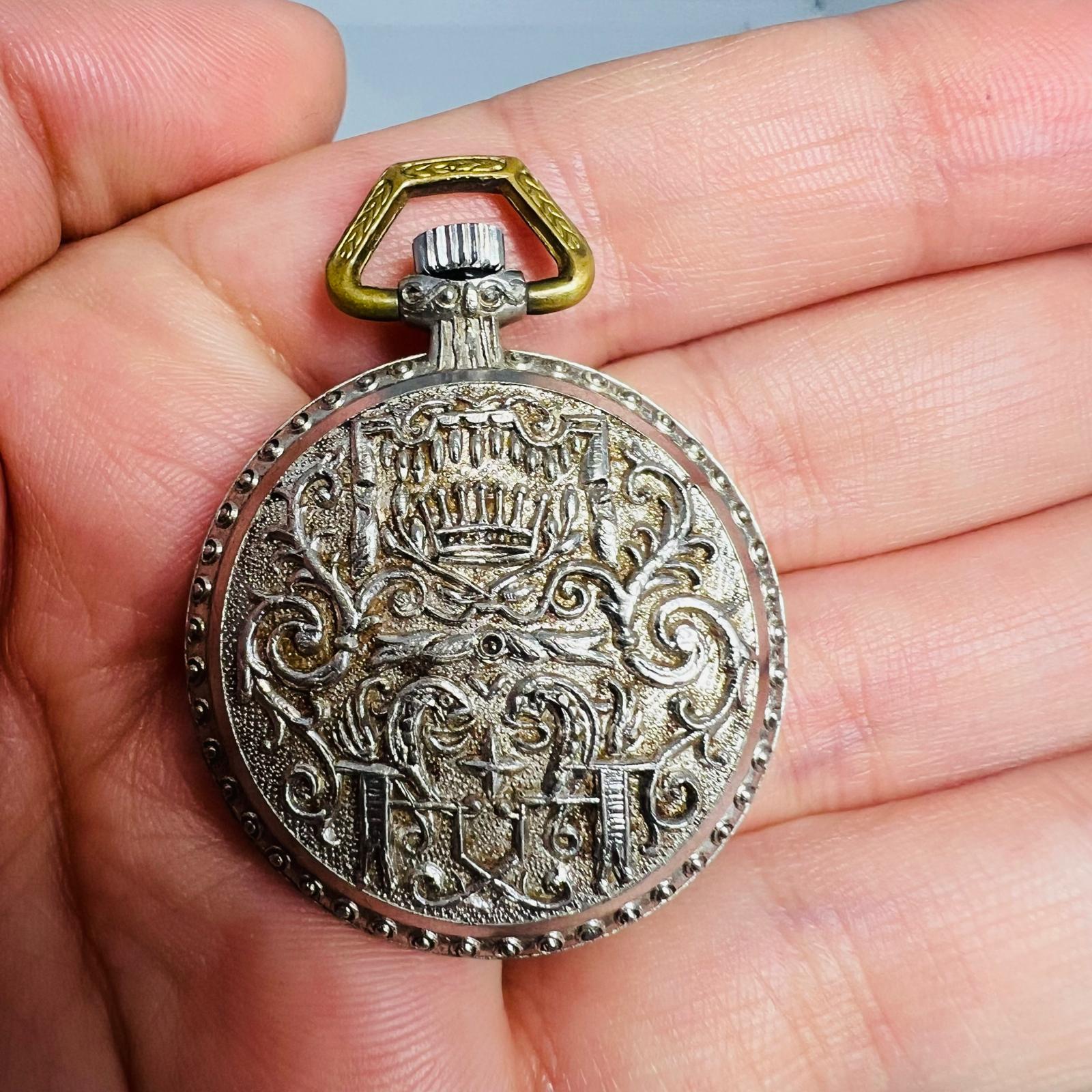 Vintage Anker Anhänger Taschenuhr 