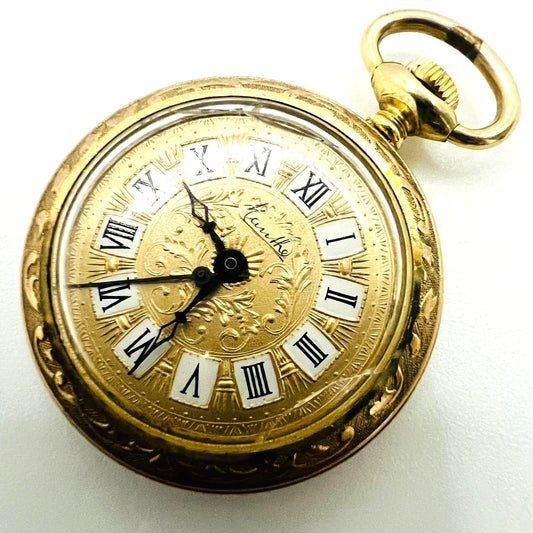 Vintage Manthe Taschenuhr 