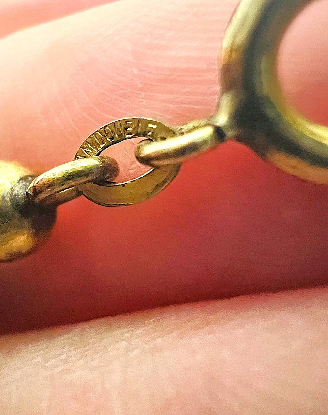 Vintage Tigerauge Kette 
