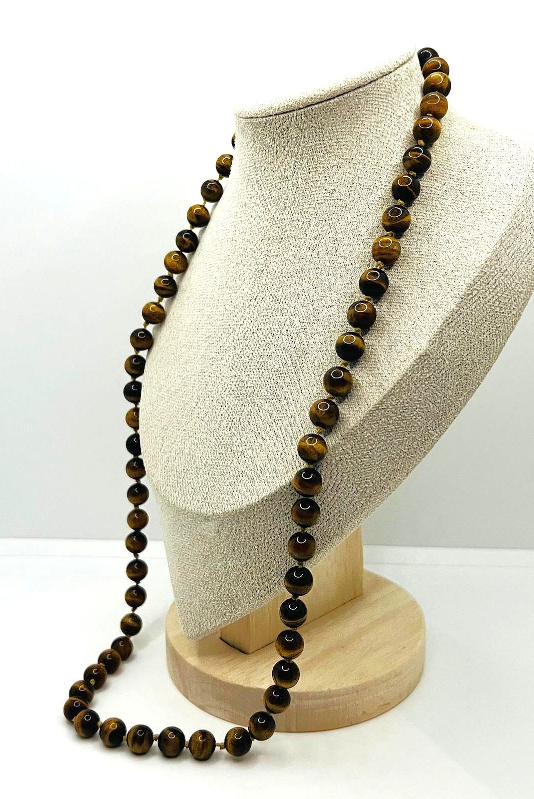 Vintage Tigerauge Kette 