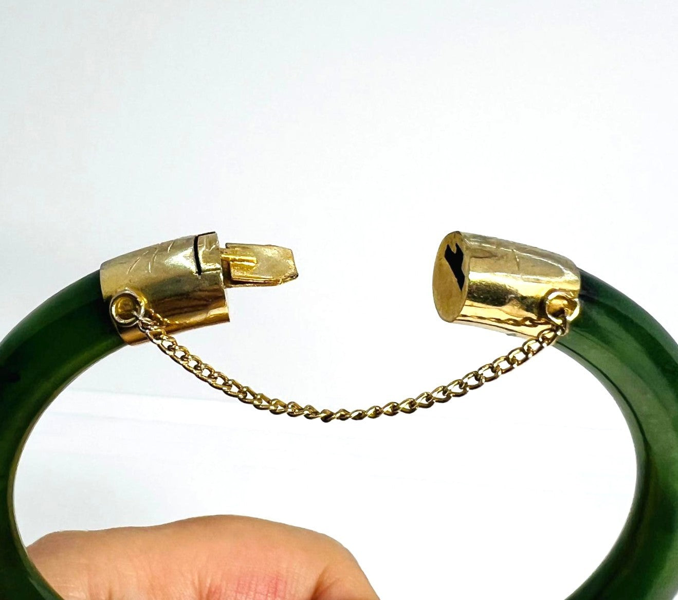 Vintage Jade Armreif 