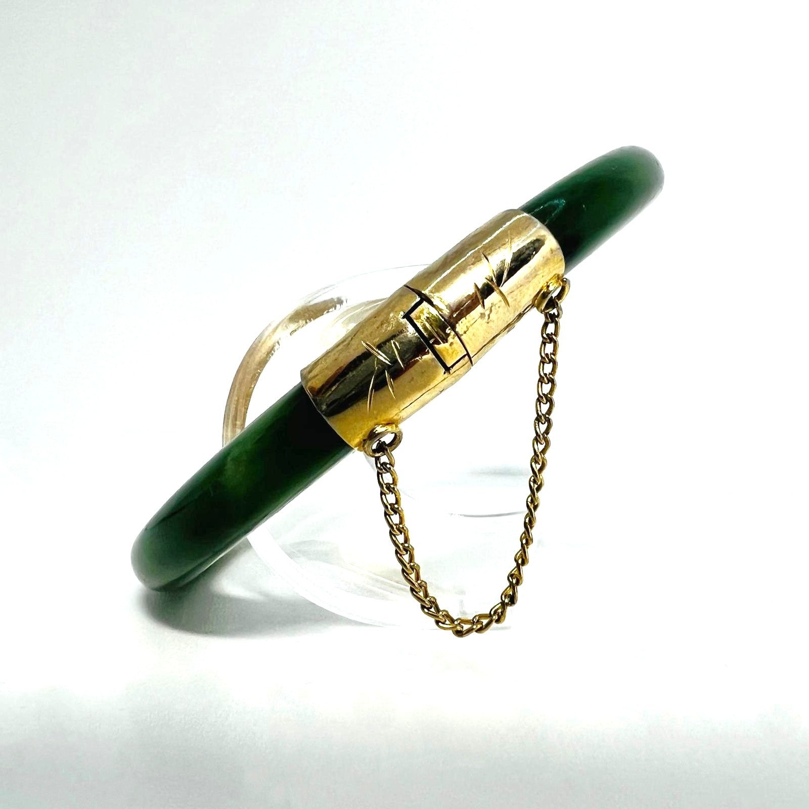 Vintage Jade Armreif 