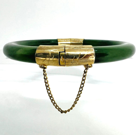 Vintage Jade Armreif 