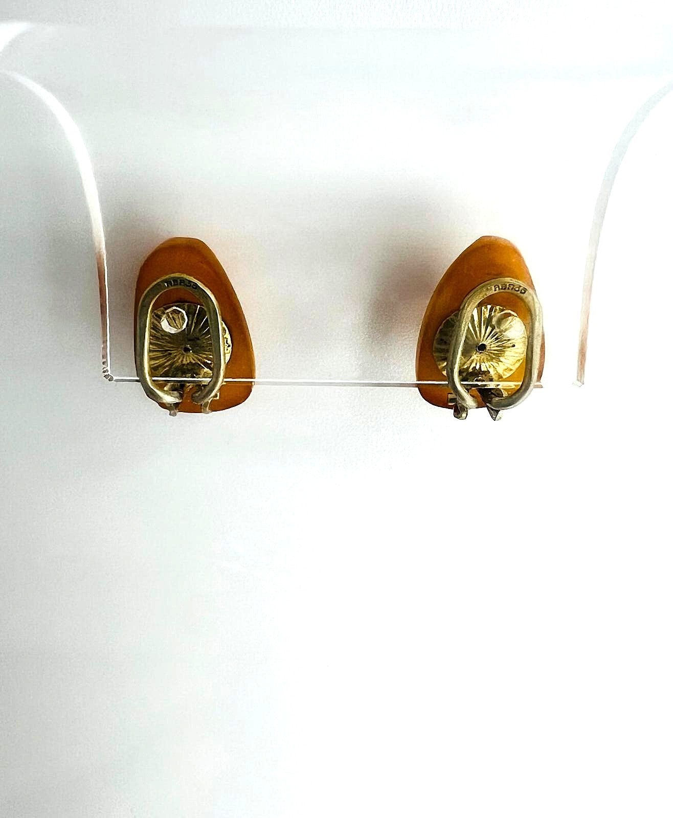 Antik Art Déco Ohrclips 