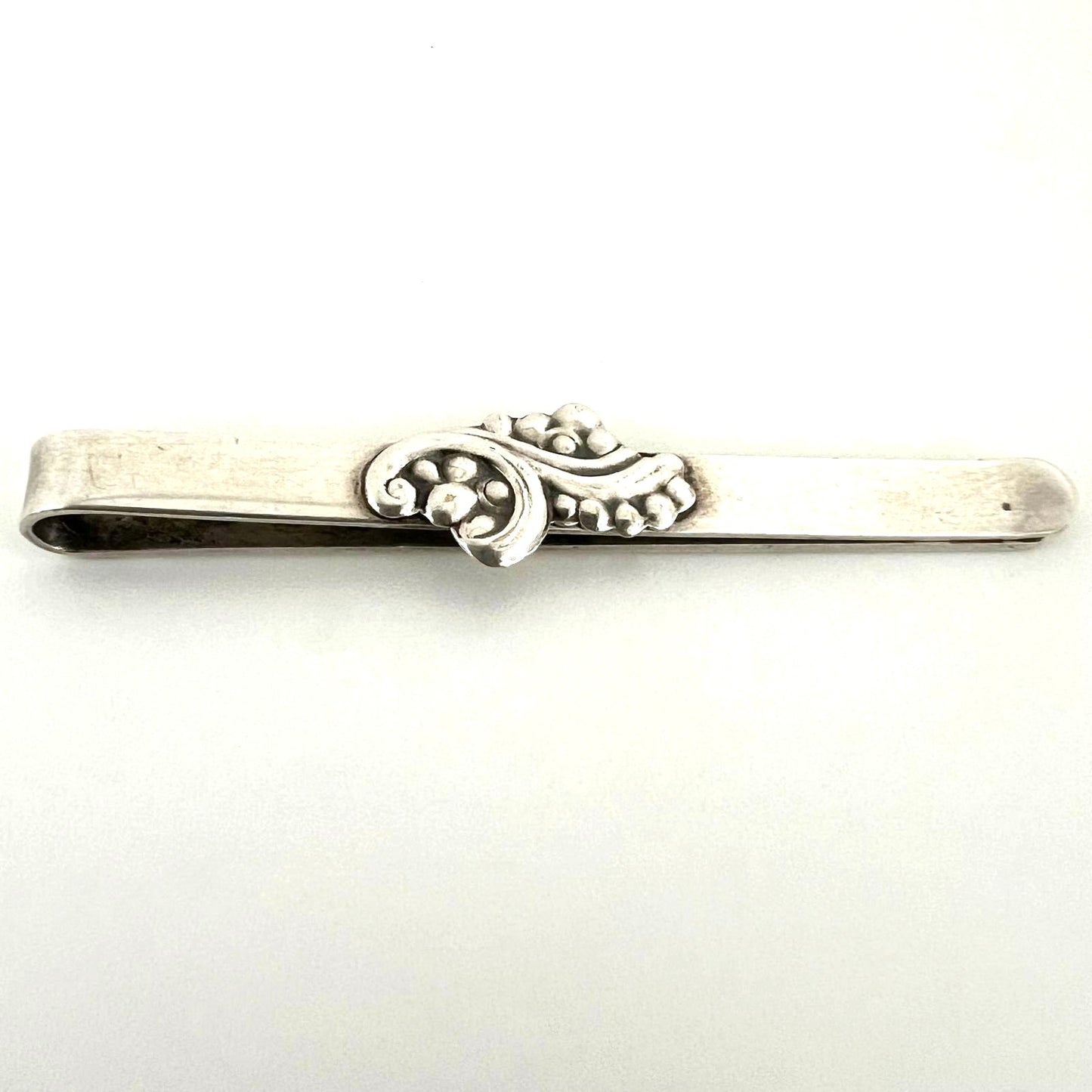Antiker Silber Krawattenhalter 